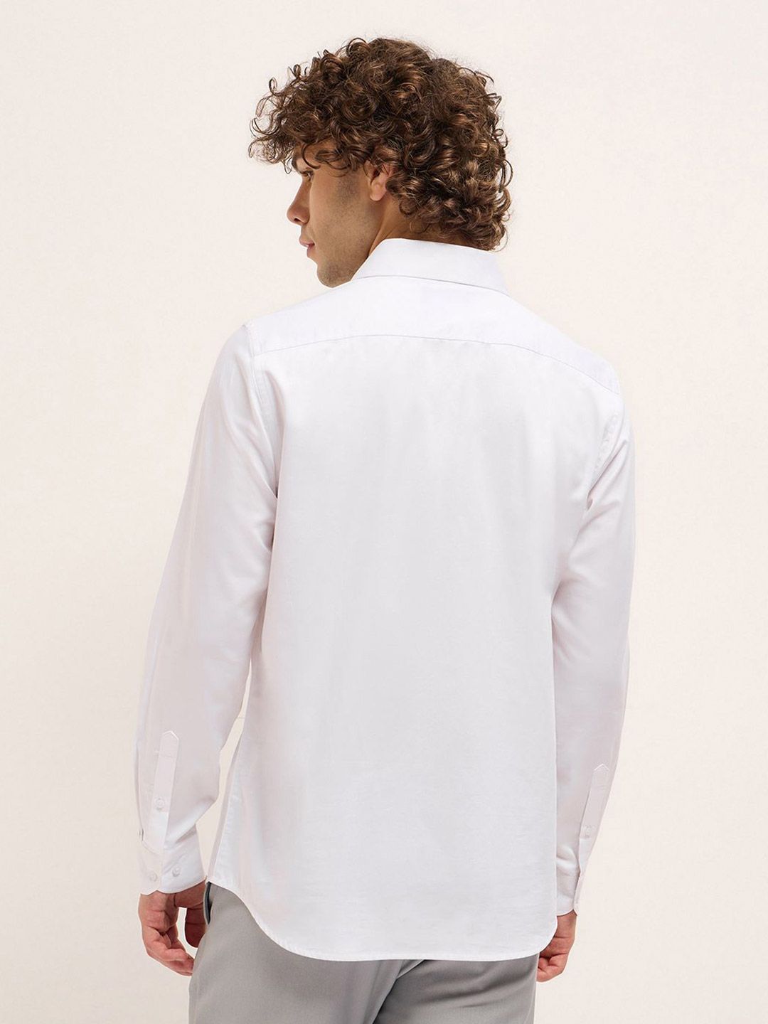 THE BEAR HOUSE Men Tailored Fit Opaque Formal Shirt
