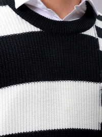 The Indian Garage Co Men Striped Pullover