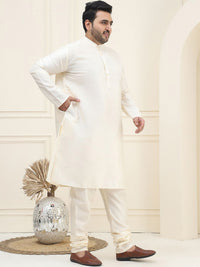 SOJANYA PLUS Plus Size Straight Kurta with Churidar