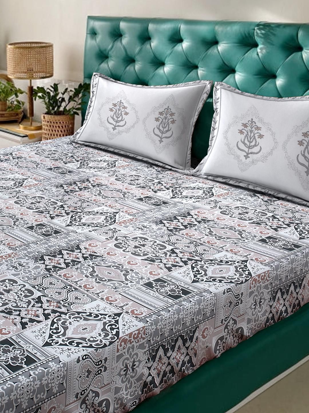 Motif Etnik KLOTTHE 400 TC Kapas Tulen Katil Super King Double