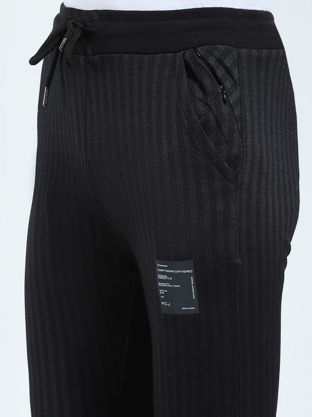 Monte Carlo Men Self Design Lower Track Pant