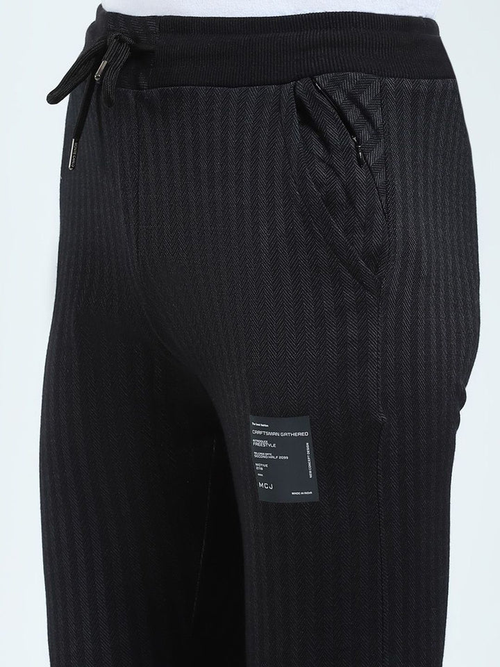 Monte Carlo Men Reka Bentuk Self Rowor Lower Pant