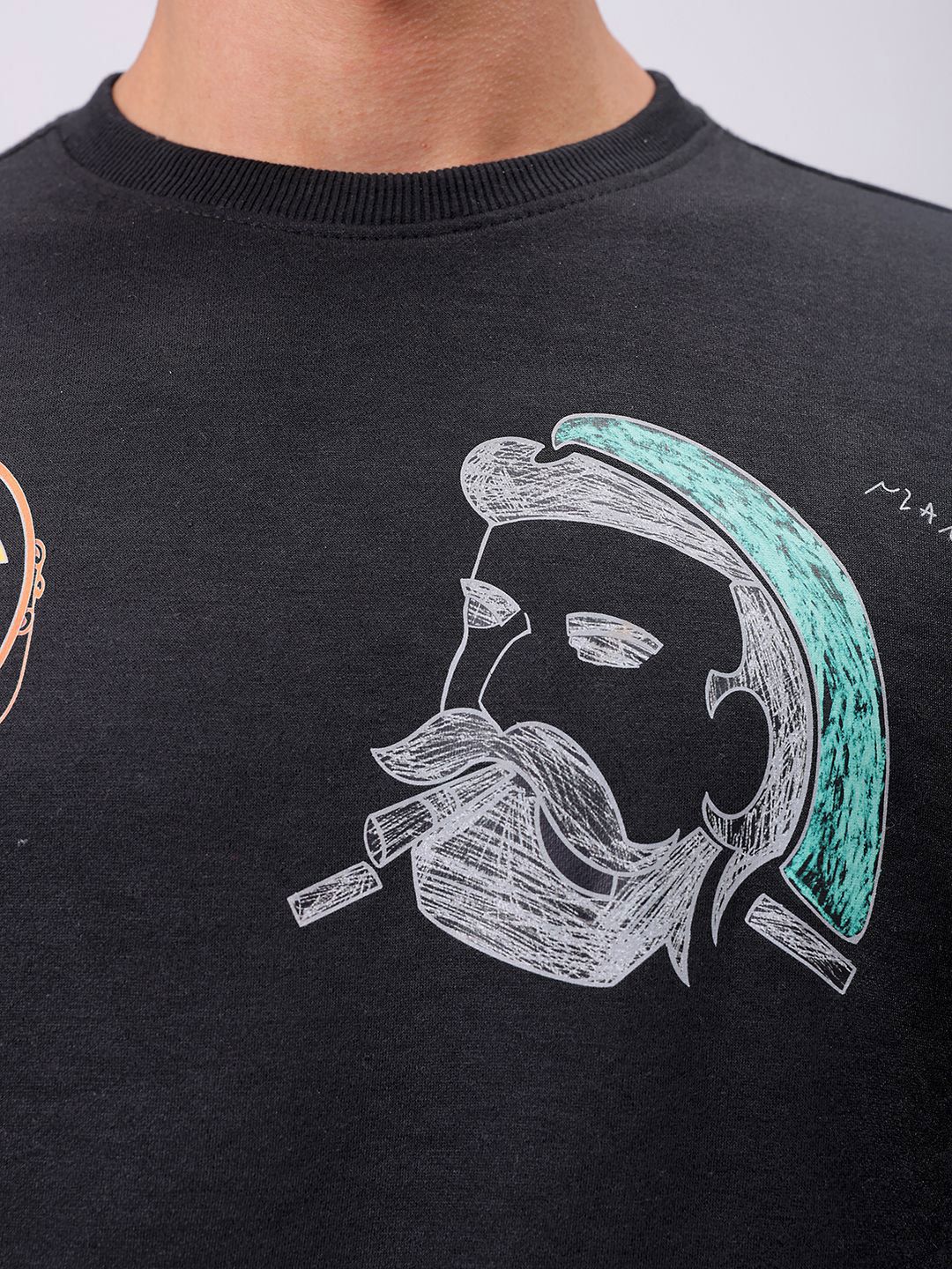 The Indian Garage Co Men Graphic Printed Sweatshirt