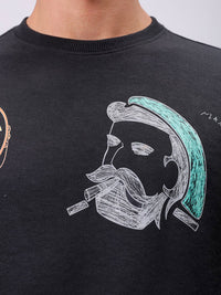 The Indian Garage Co Men Graphic Printed Sweatshirt