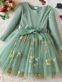 YK Floral Peplum Dress