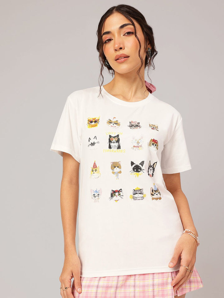 DressBerry Sweet Simplicity Funky Fables Printed Tee
