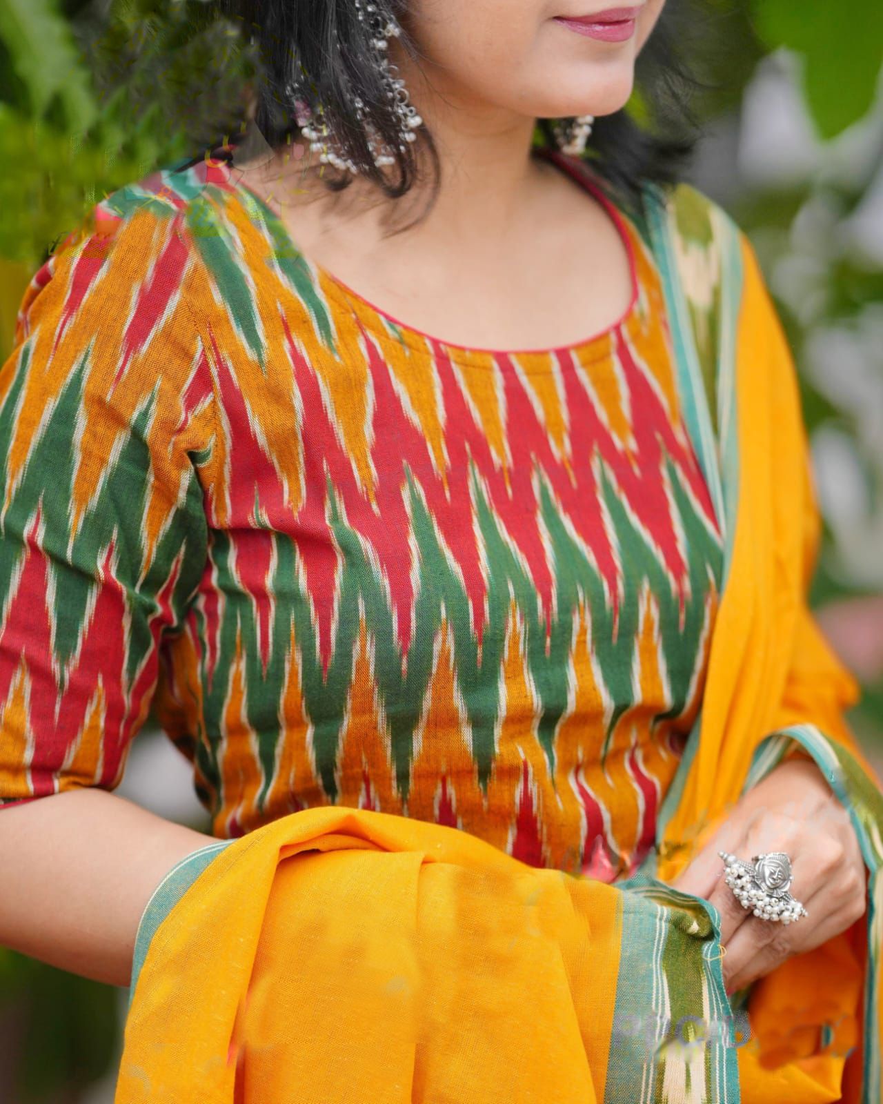 KALINI Women Ethnic Motifs Printed Regular Kurta with Trousers & With Dupatta