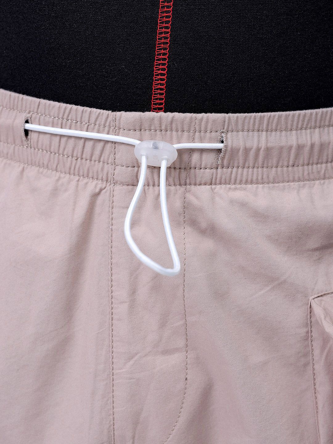 The Indian Garage Co. Lelaki santai sesuai dengan jogger kargo utiliti kapas tulen