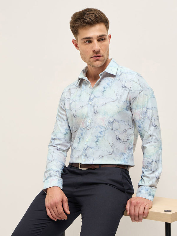 Lelaki Bear House yang disesuaikan dengan baju formal bercetak
