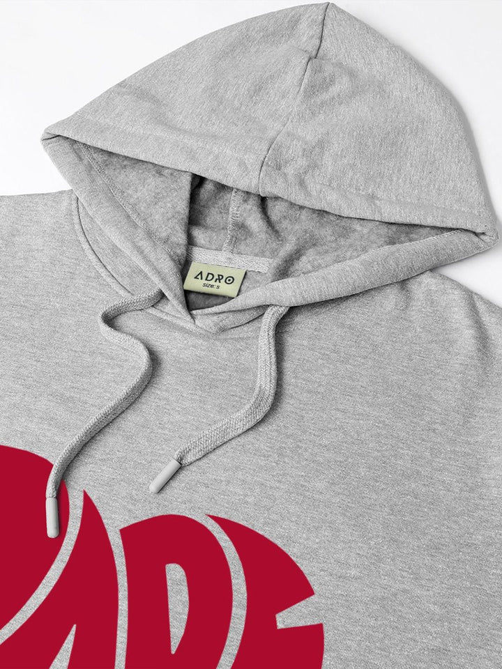 ADRO Lelaki Lengan Panjang Grafik Bercetak Sweatshirt Bertudung