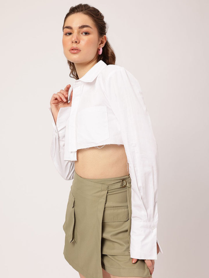 DressBerry Classic Fever Crop Shirt