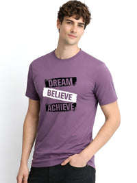 ADRO Men Typography Printed T-shirt
