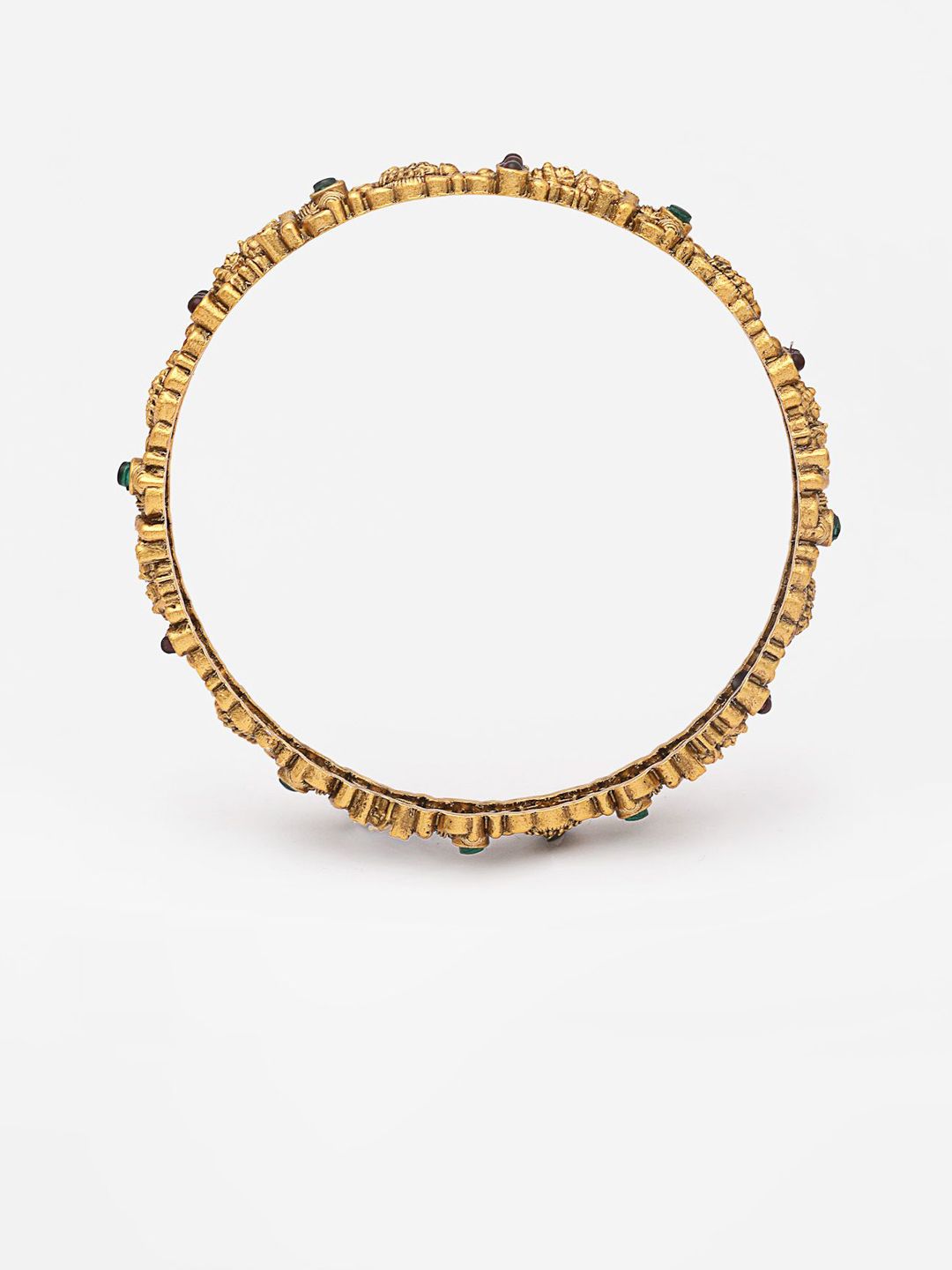 Panash Set Of 2 24CT Gold Plated Handcrafted Antique Bangles