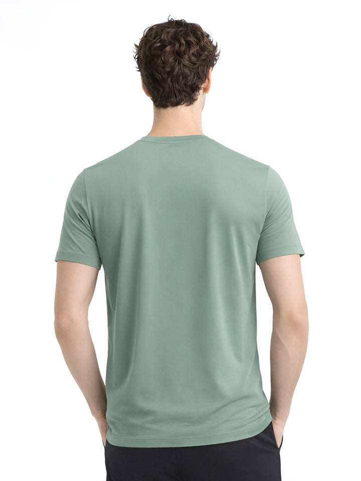 ADRO Typography Printed Round Neck Cotton Regular Fit T-shirt