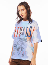 Bewakoof Graphic Printed Round Neck Pure Cotton Oversized T-shirt