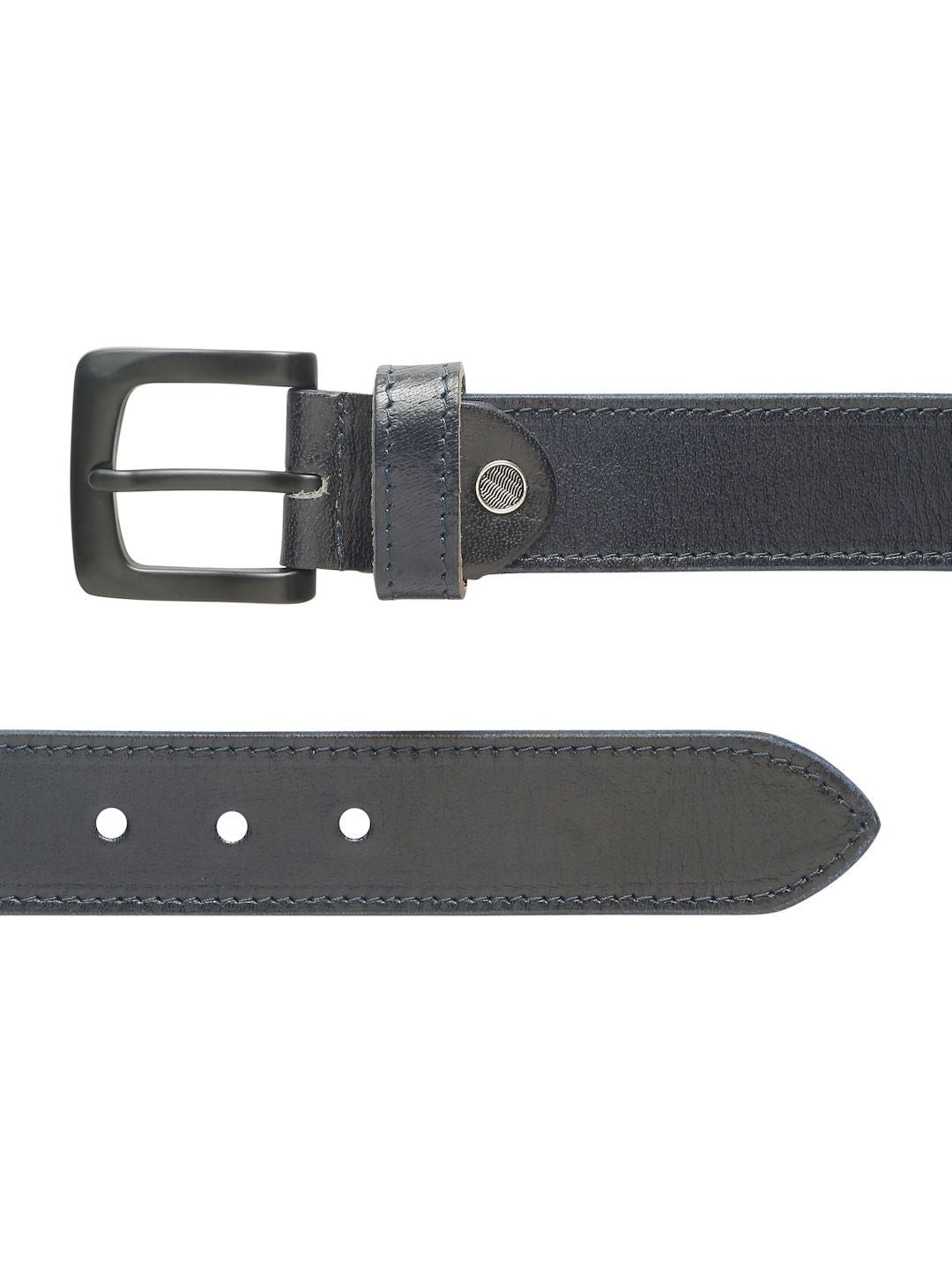 Teakwood Leathers Men Textured Leather Belt