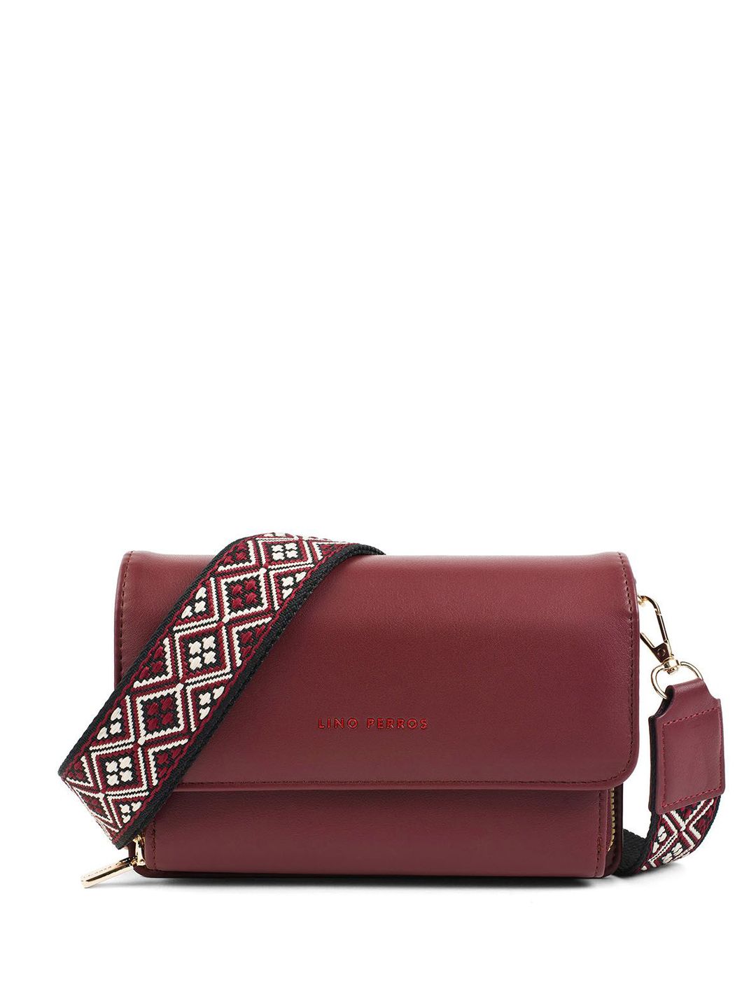 Lino Perros Women Solid Structured Sling Bag