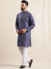 Kurta Sulam Geometri Lelaki Anouk dengan Piyama