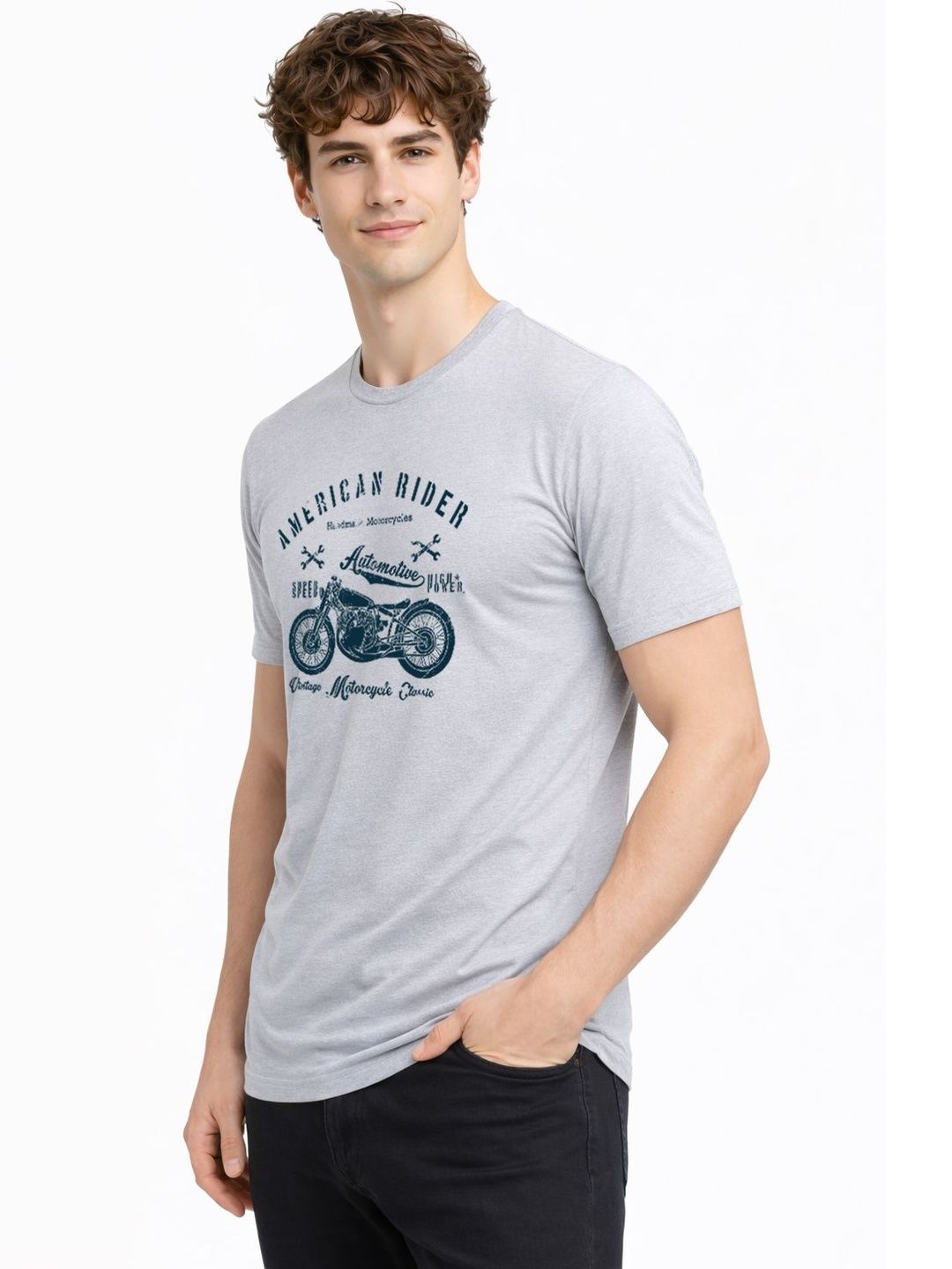 ADRO Men Printed T-shirt