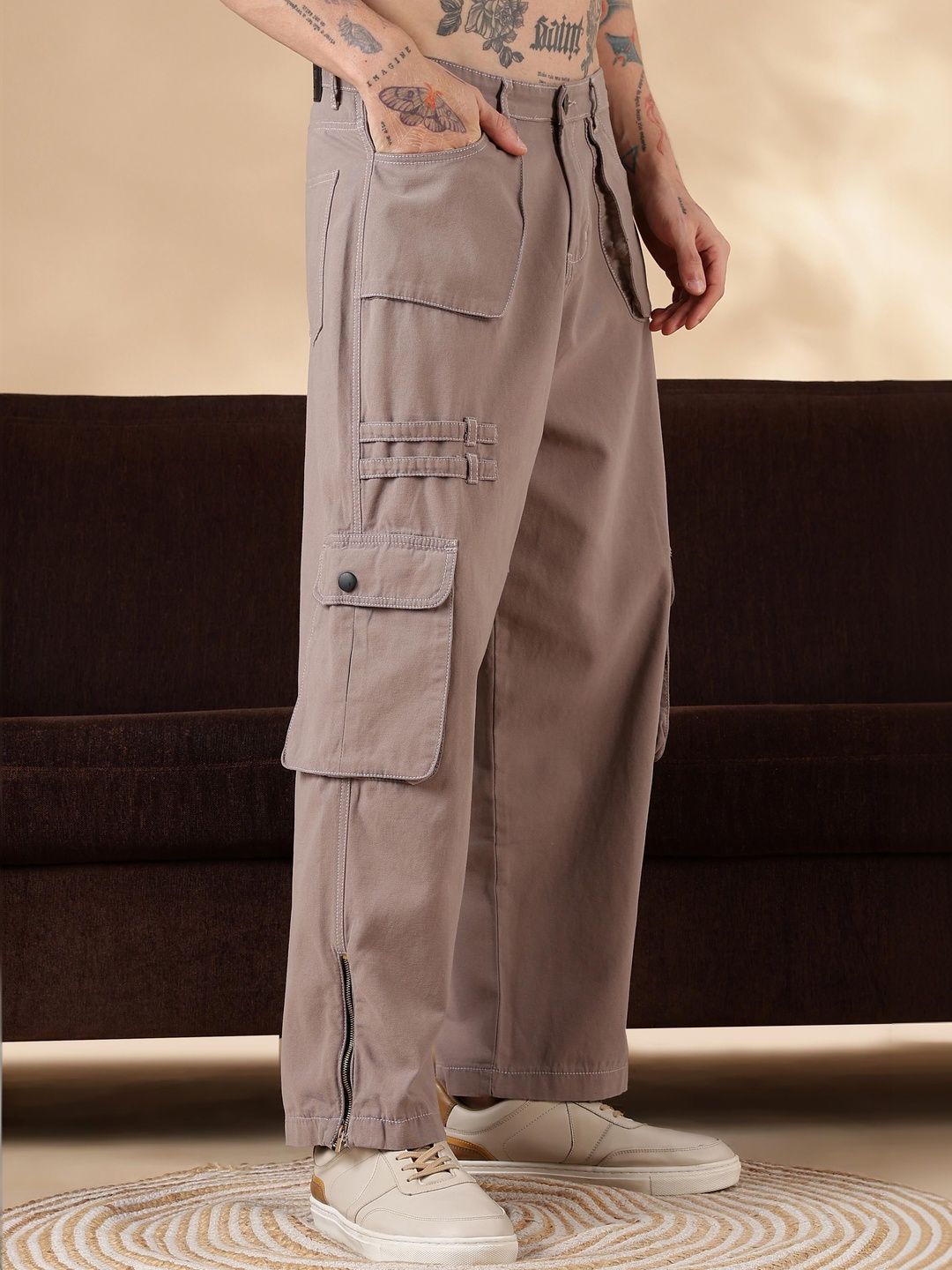 Eszett Men Easy Wash Cargos Seluar