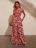 all about you Women Floral Print Basic Jumpsuit