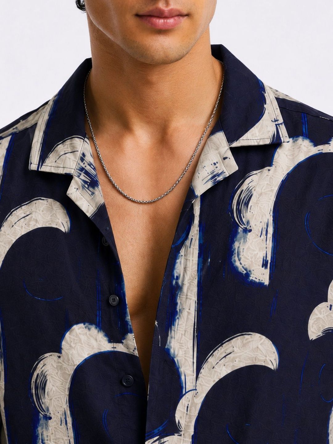 Baju Kasual Bercetak Santai ADRO Lelaki