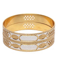 Anouk Set Of 2 Rhodium-Plated Bangles