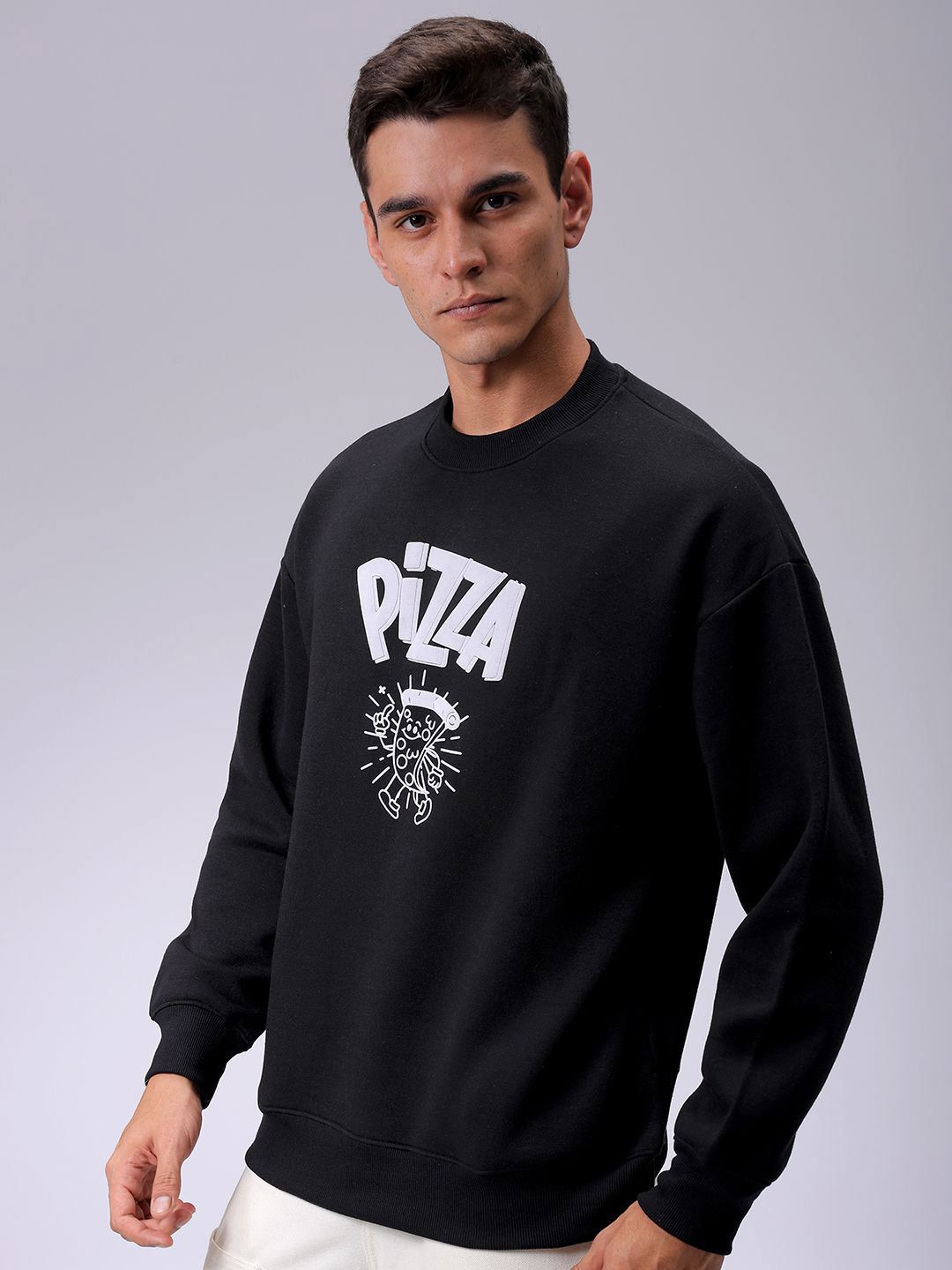The Indian Garage Co Men Typography Printed Winter Sweatshirt