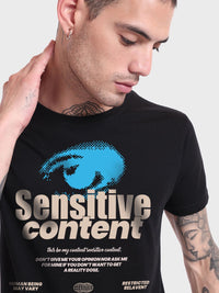 Bewakoof Pure Cotton Typography Printed Round Neck T-shirt
