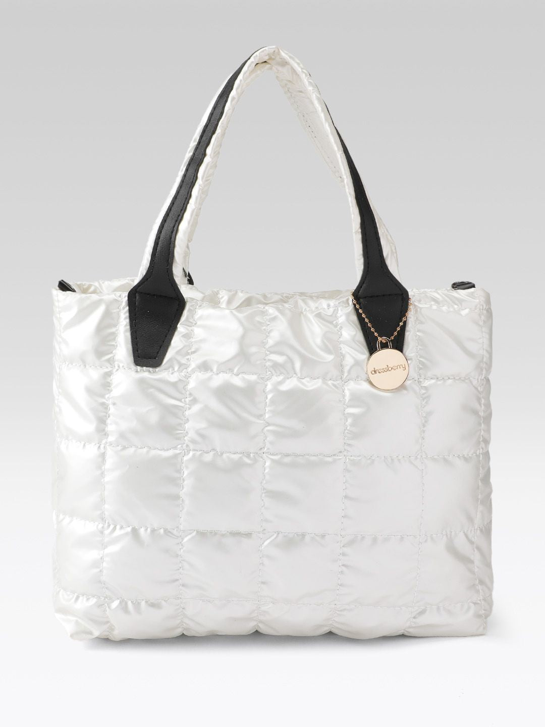 DressBerry Quilted Shopper Handheld Bag