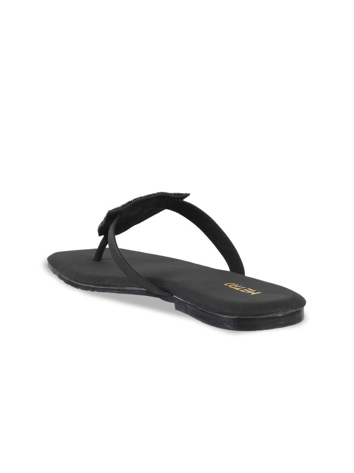 Metro Women  Embellished Open Toe Flats