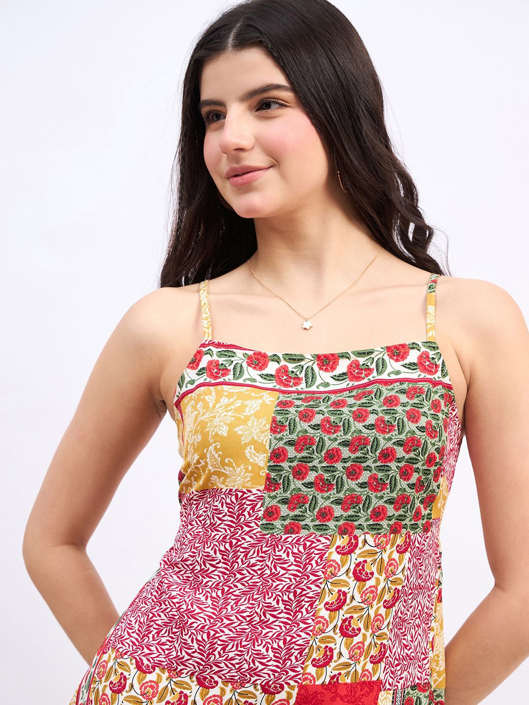 Berrylush Floral Print Bodycon Mini Dress