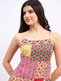 Berrylush Floral Print Bodycon Mini Dress