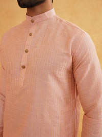 SOJANYA Lelaki Regular Thread Work Kurta with Churidar