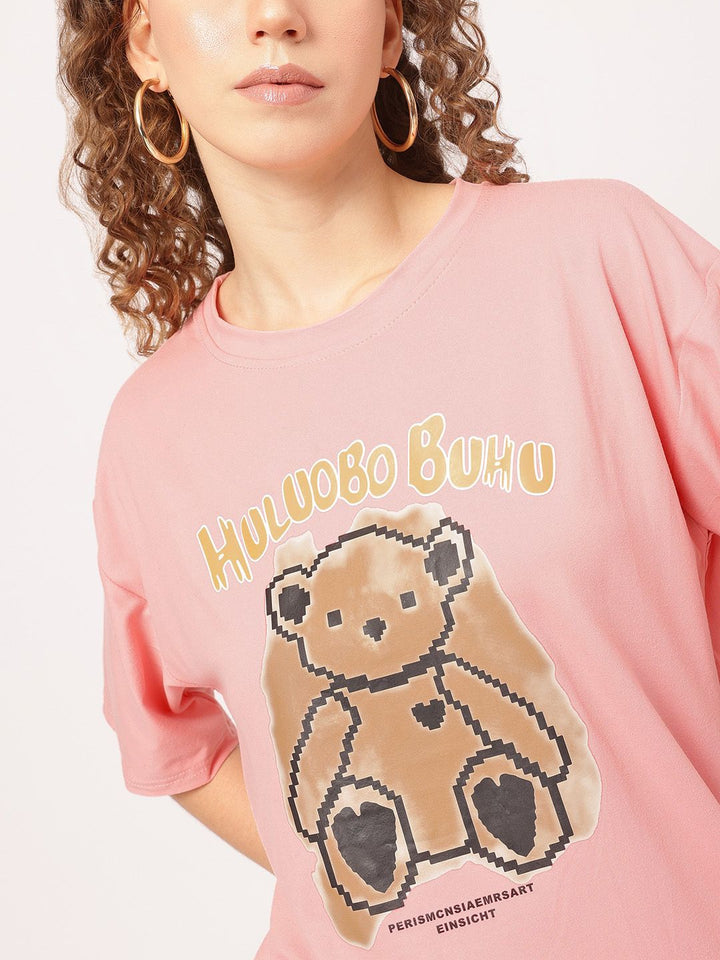 DressBerry Bunny Buddy Looks Printed T-shirt