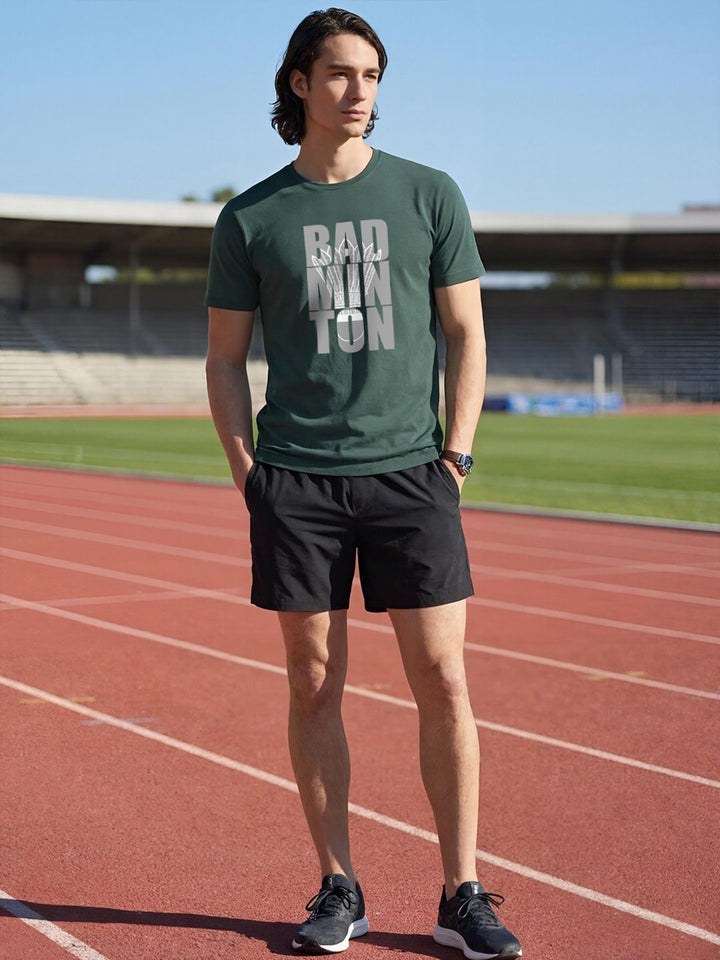 ADRO Men Typography Printed T-shirt