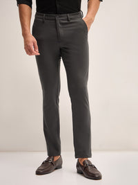 THE BEAR HOUSE Men Slim Fit Chinos Trousers