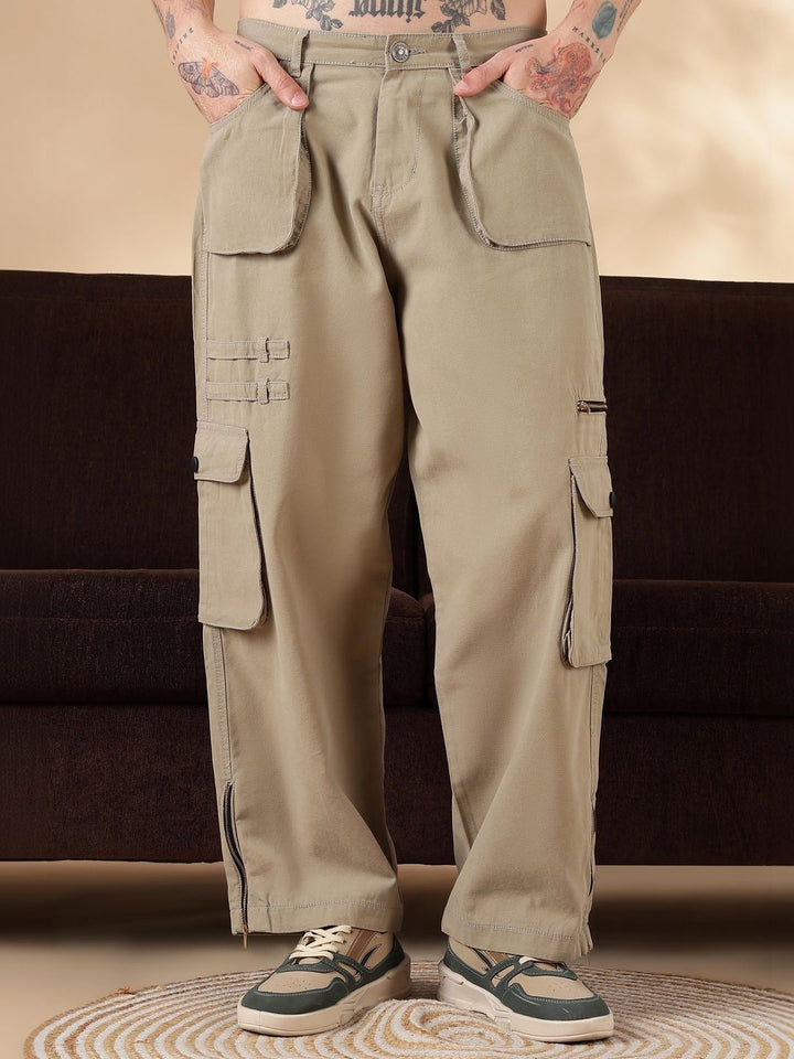Eszett Men Easy Wash Cargos Seluar