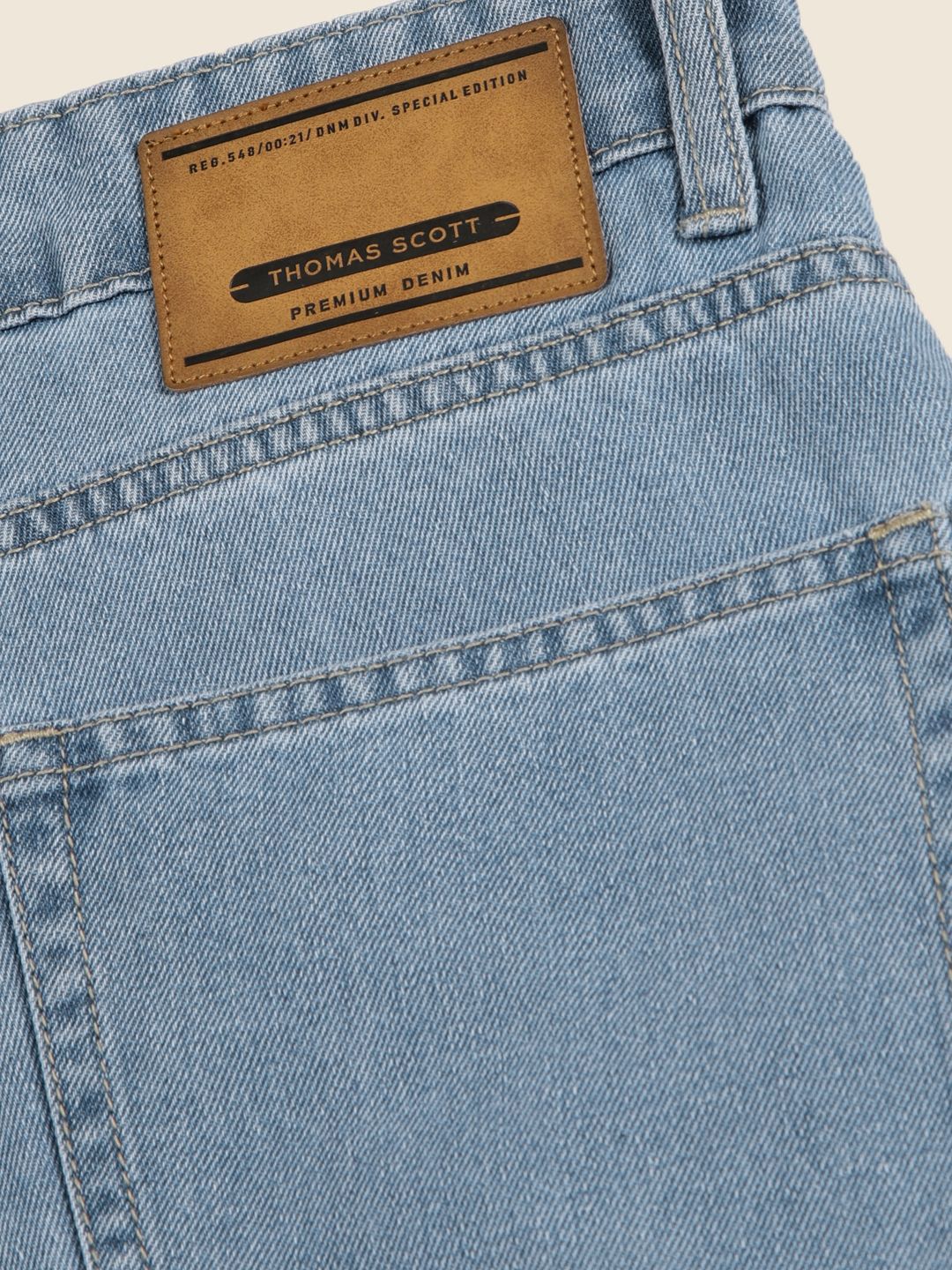 Thomas Scott Men Smart Relaxed Fit Baggy Jeans