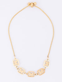 VOGUE PANASH Gold-Plated Charm Bracelet