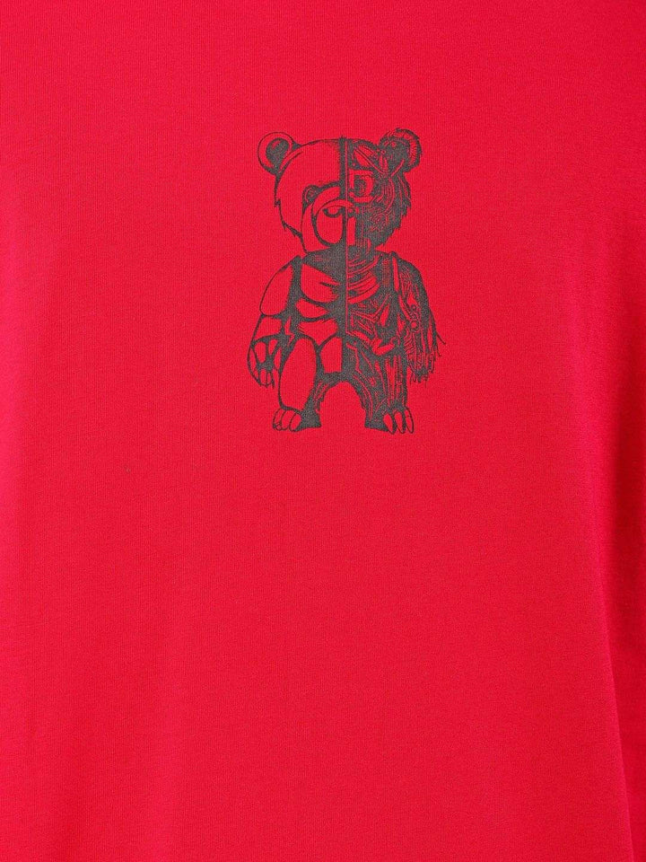 The Indian Garage Co Men Graphic Printed Round Neck Cotton Relaxed Fit T-shirt