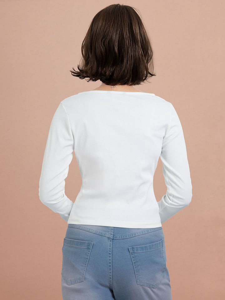 DressBerry Sweetheart Neck Top
