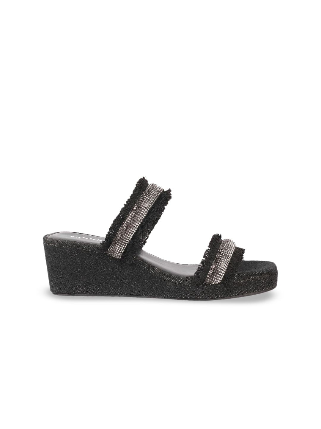 Mochi Platform Mules with Tassels