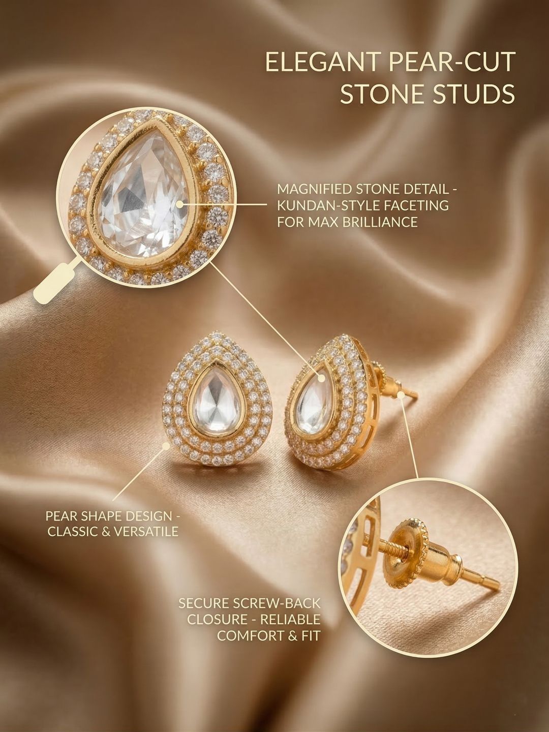 PANASH Classic Studs Earrings