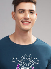 ADRO Men Typography Printed T-shirt