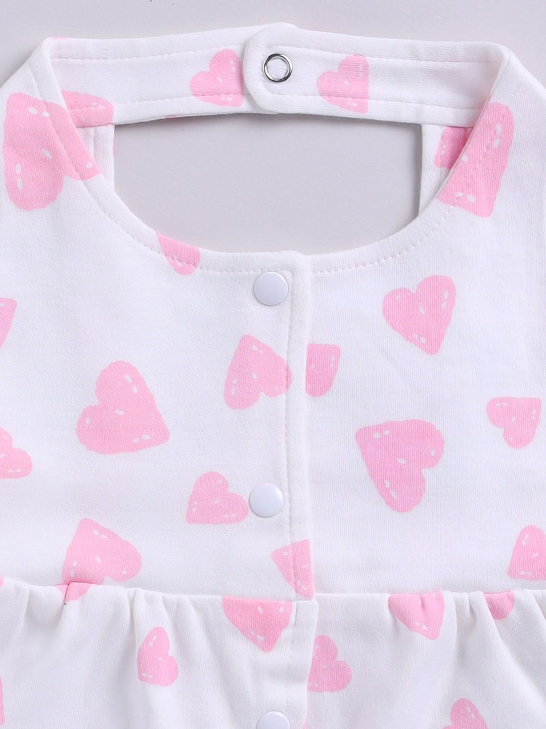 Moms Love Infant Girls Print Pure Cotton Fit & Flare Dress