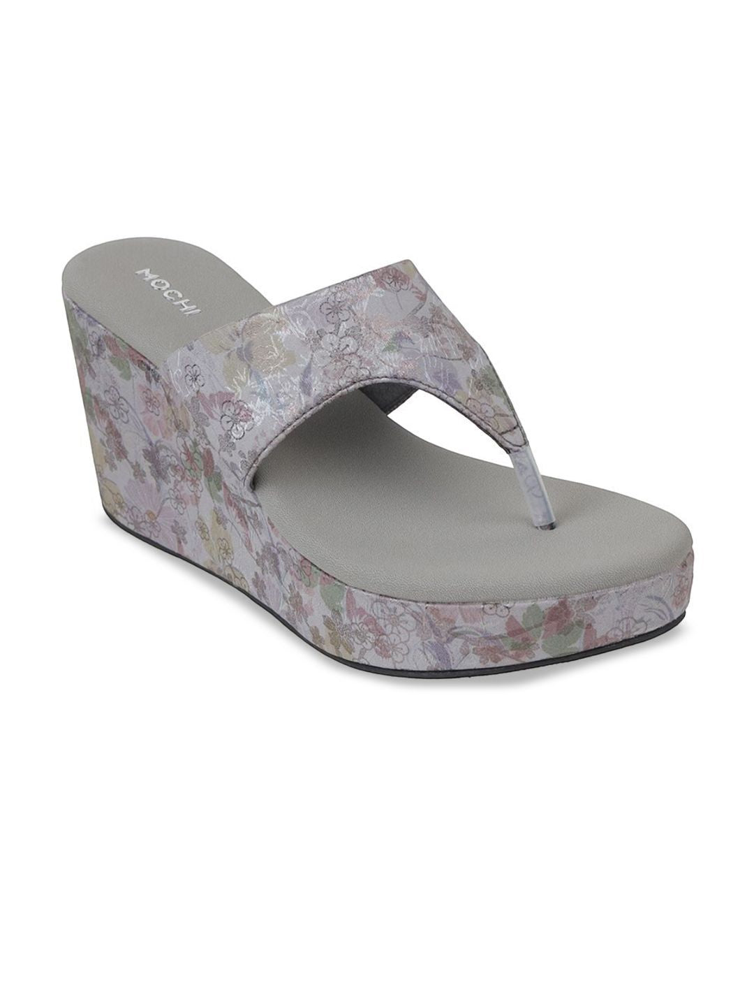 Mochi Printed Wedge Sandals