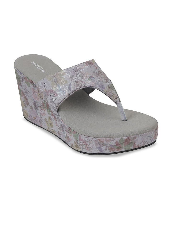 Mochi Printed Wedge Sandals