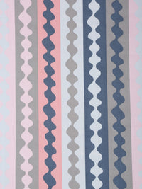 Myntra Elegant Homes Blue & Pink Abstract Printed 300 TC Single Bedsheet Set