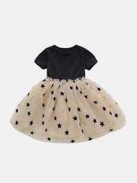 YK Print Fit & Flare Dress